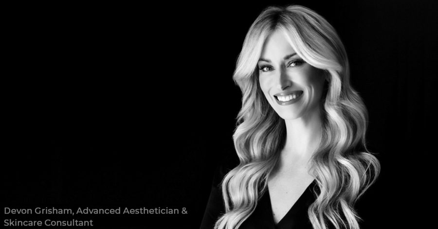 Headshot of Devon Grisham, Advanced Aesthetician and Skincare Consultant at The Piazza Center